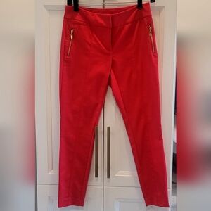 Bebe red crop pant